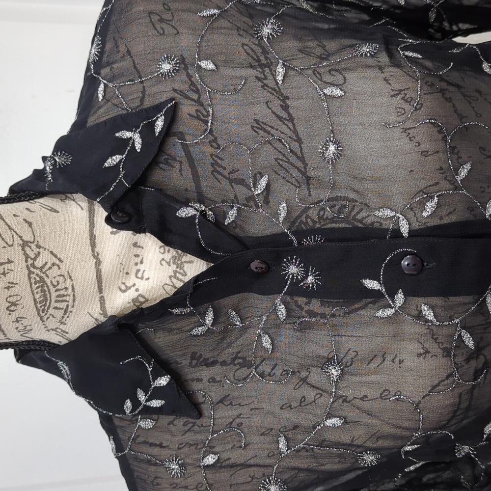 Sheer Button-Up - image 2